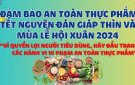 Đảm bảo vệ sinh an toàn thực phẩm trong dịp Tết  Nguyên đán 2024