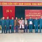 Lễ công bố Quyết định thành lập Chị bộ Quân sự xã. 